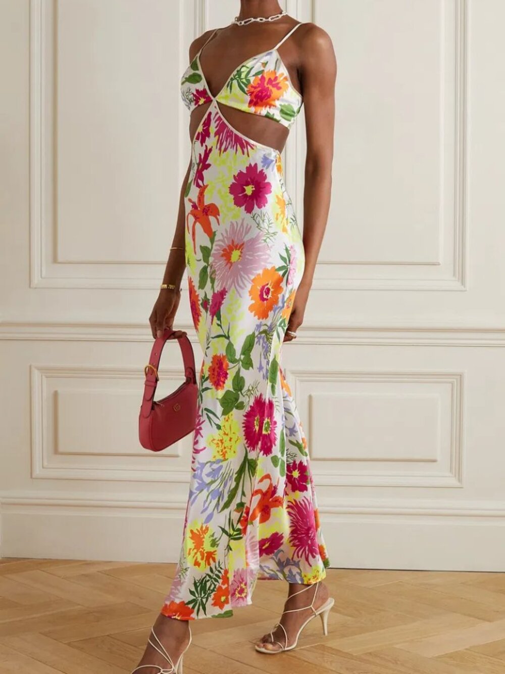 Reformation Poppies Fabrizia Silk Dress 2
